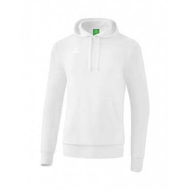 Erima Bluza z kapturem Sweat Basic Hoodie biała dla chłopców